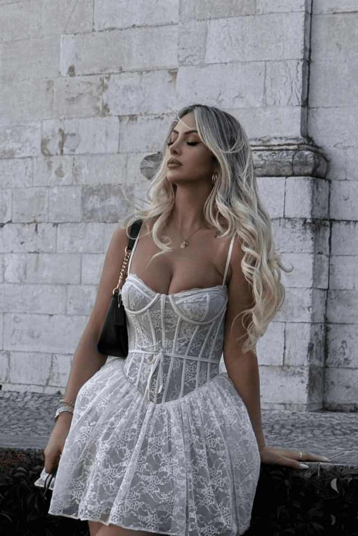 Selah | Lace Mini Dress in first_variant_option1 | Elegant Women&