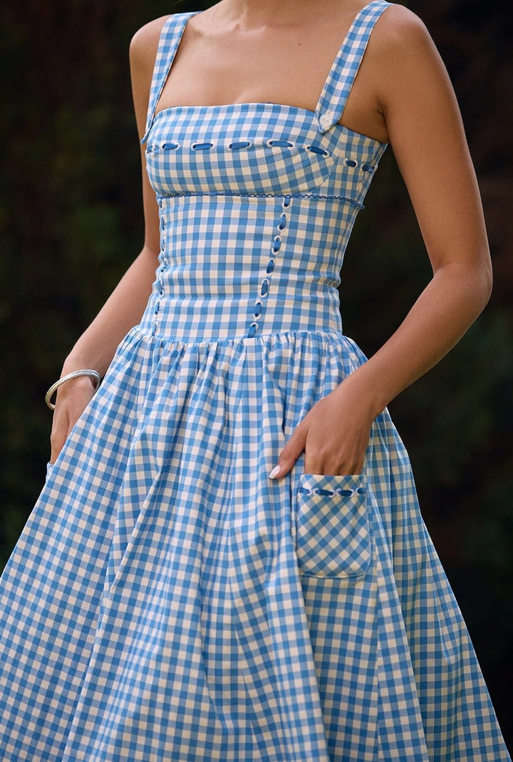 Selwyn | Charming Gingham Sundress in first_variant_option1 | Elegant Women&