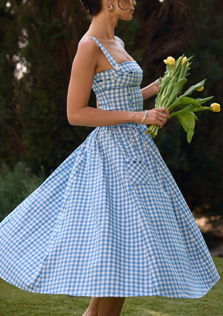 Selwyn | Charming Gingham Sundress in first_variant_option1 | Elegant Women&