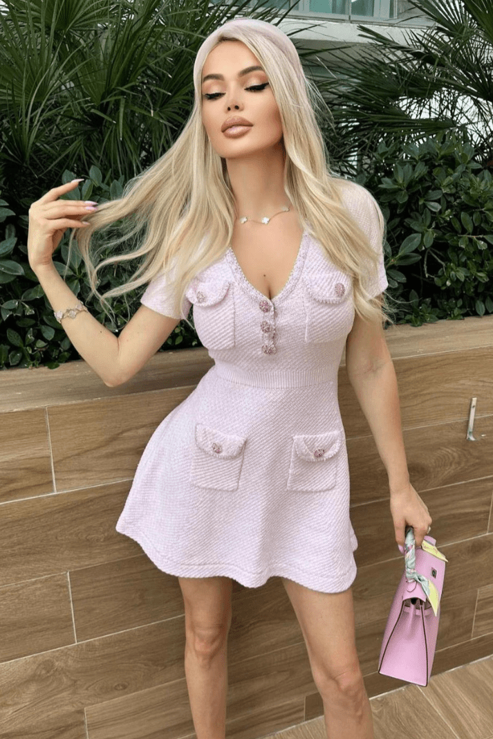 Sereia | Blush Pearl Dress in first_variant_option1 | Elegant Women&