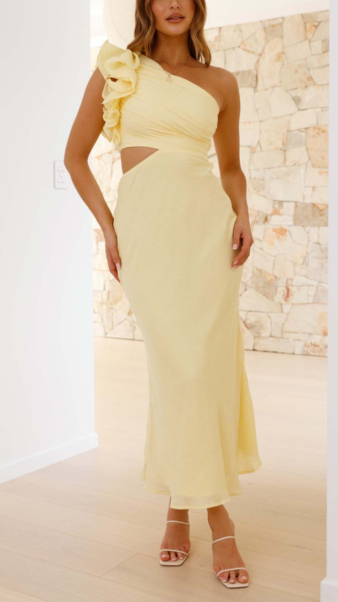 Seren | Limoncella Cutout Dress in first_variant_option1 | Elegant Women&