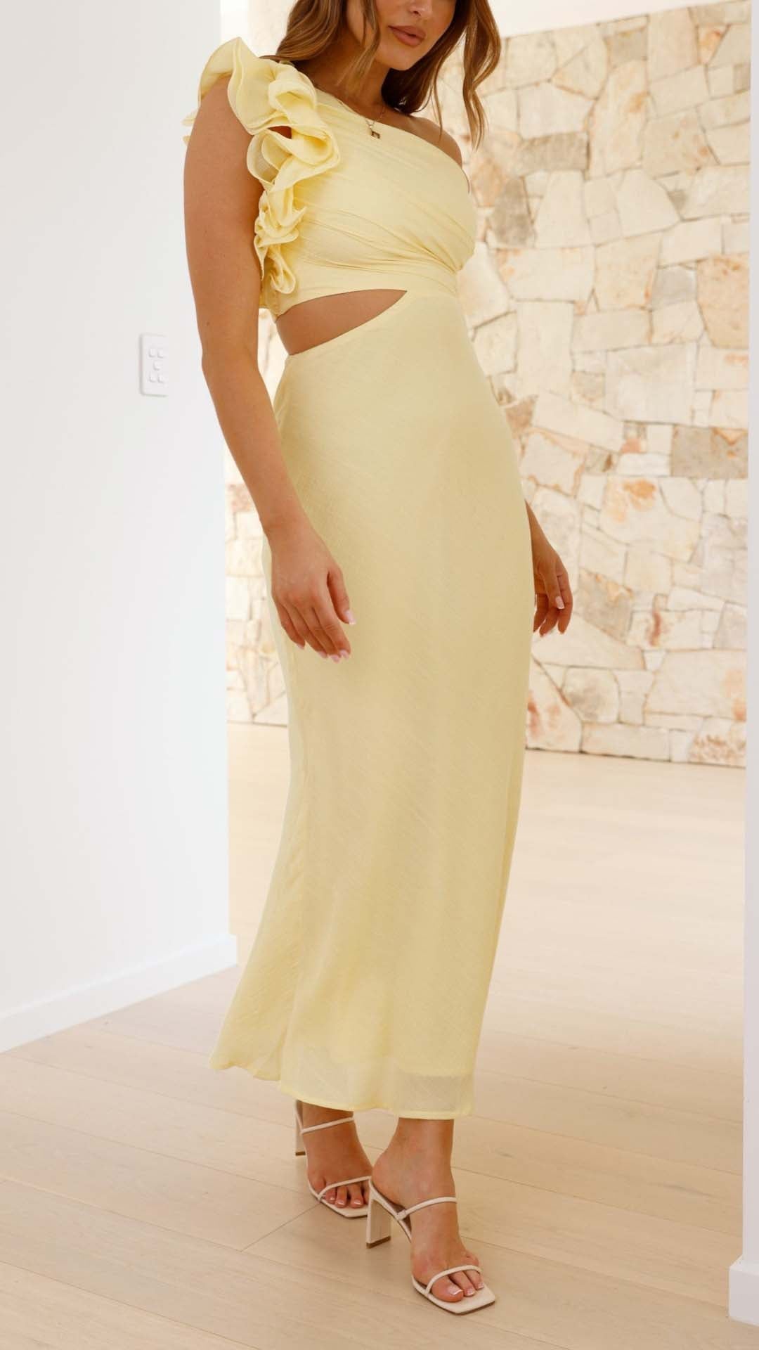Seren | Limoncella Cutout Dress in first_variant_option1 | Elegant Women&