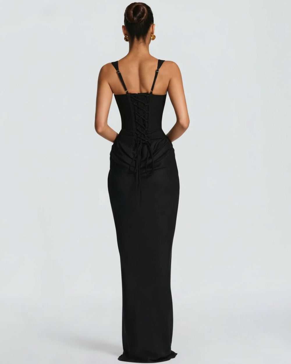 Serephina | Romantic Black Maxi Dress in first_variant_option1 | Elegant Women's Dress - Maeve The Label