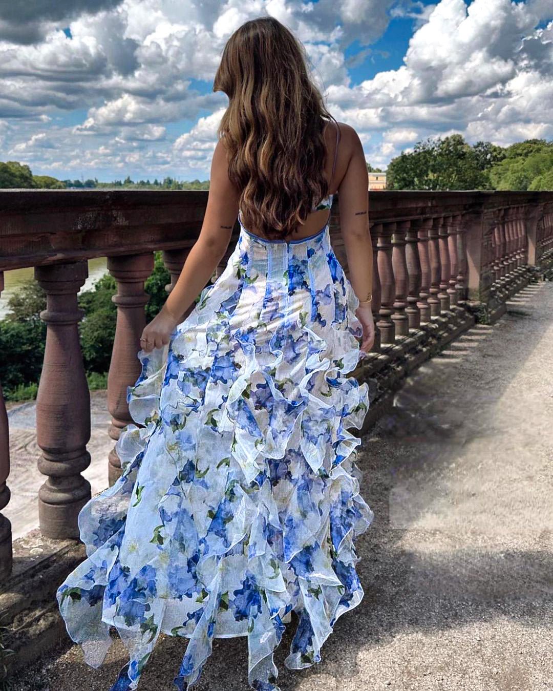 Shanna | Elegant Ruffle Dress in first_variant_option1 | Elegant Women&