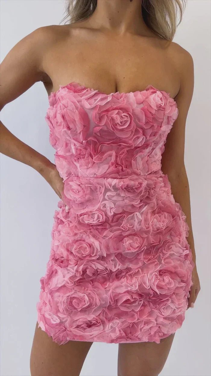 Skye | Floral Mini Dress in first_variant_option1 | Elegant Women&