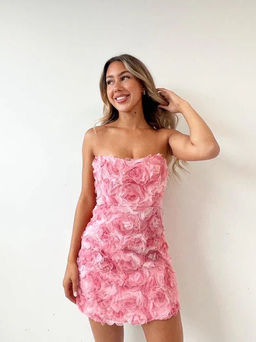 Skye | Floral Mini Dress in first_variant_option1 | Elegant Women&