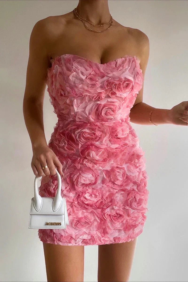 Skye | Floral Mini Dress in first_variant_option1 | Elegant Women&