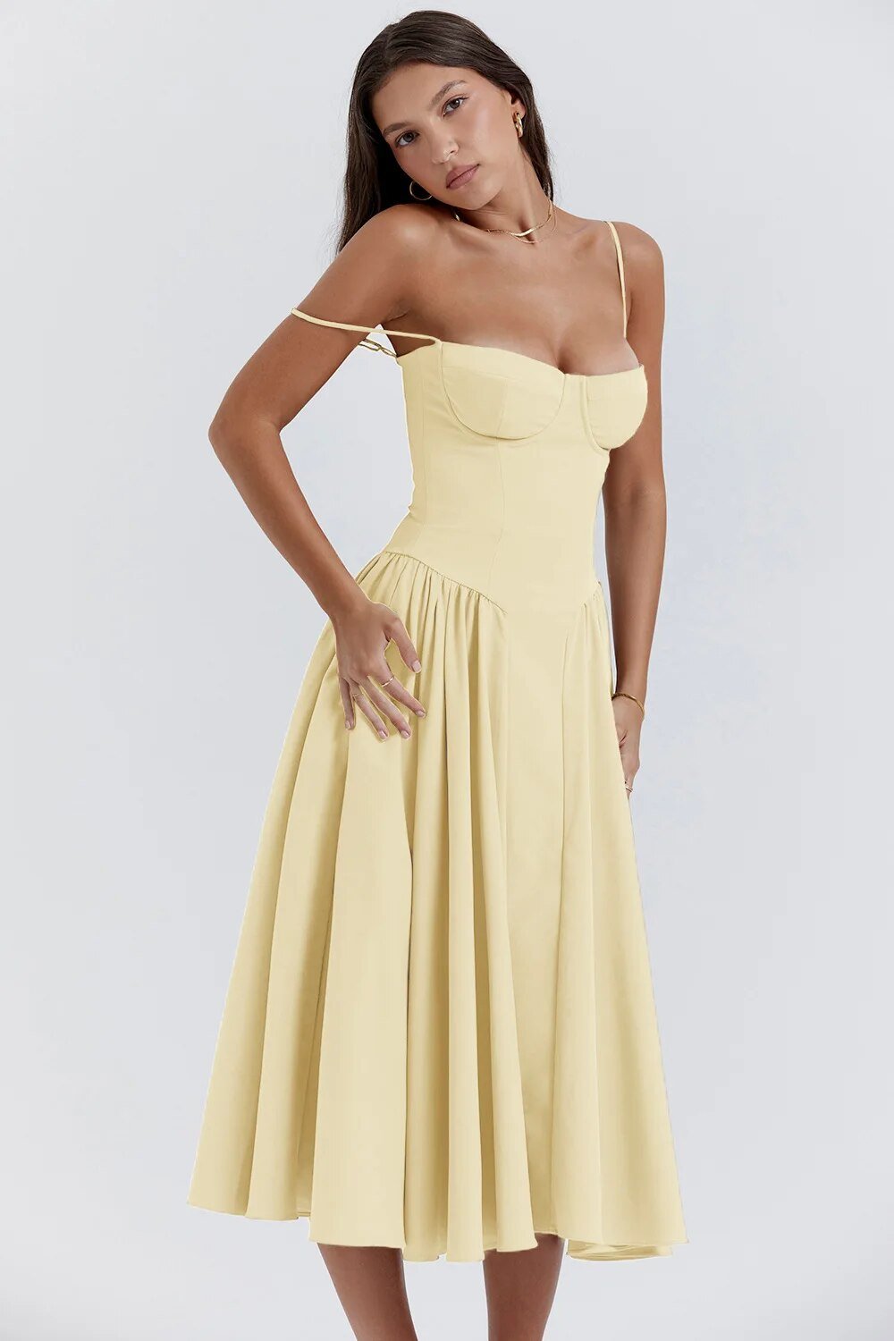 Skye | Fresh Structured Dress in first_variant_option1 | Elegant Women&