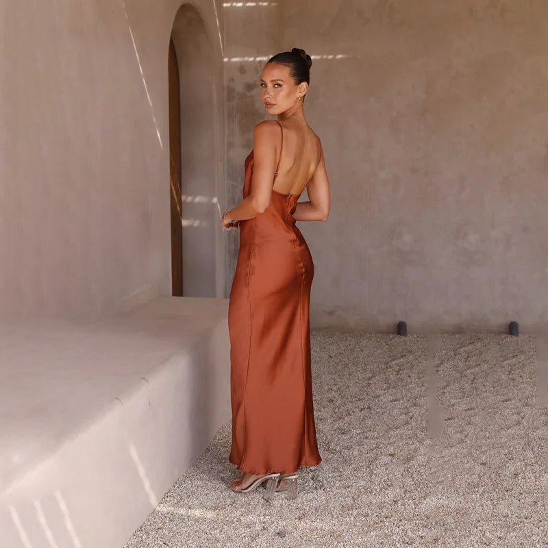 Sorrel | Radiant Satin Gown in first_variant_option1 | Elegant Women&