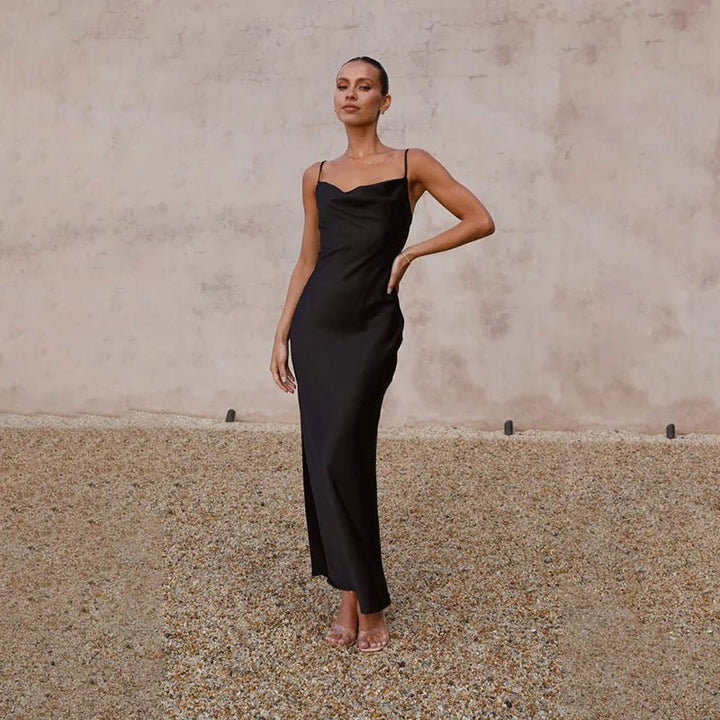 Sorrel | Radiant Satin Gown in first_variant_option1 | Elegant Women&