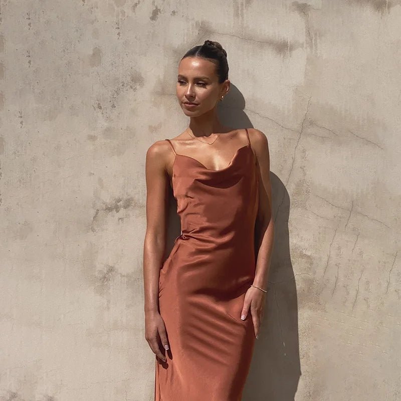 Sorrel | Radiant Satin Gown in first_variant_option1 | Elegant Women's Dress - Maeve The Label