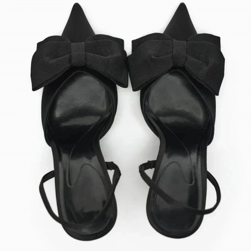 Talia | Classic Bow Stilettos in first_variant_option1 | Elegant Women's Dress - Maeve The Label