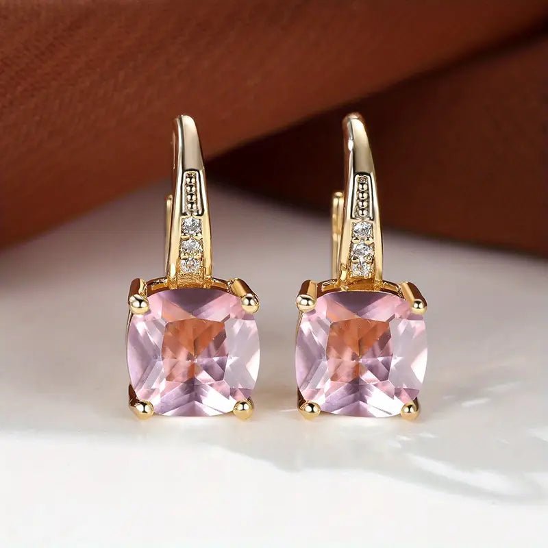 Talindra | Shimmering Drop Earrings in first_variant_option1 | Elegant Women&