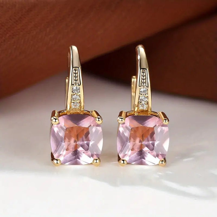 Talindra | Shimmering Drop Earrings in first_variant_option1 | Elegant Women&
