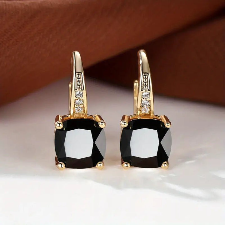 Talindra | Shimmering Drop Earrings in first_variant_option1 | Elegant Women&