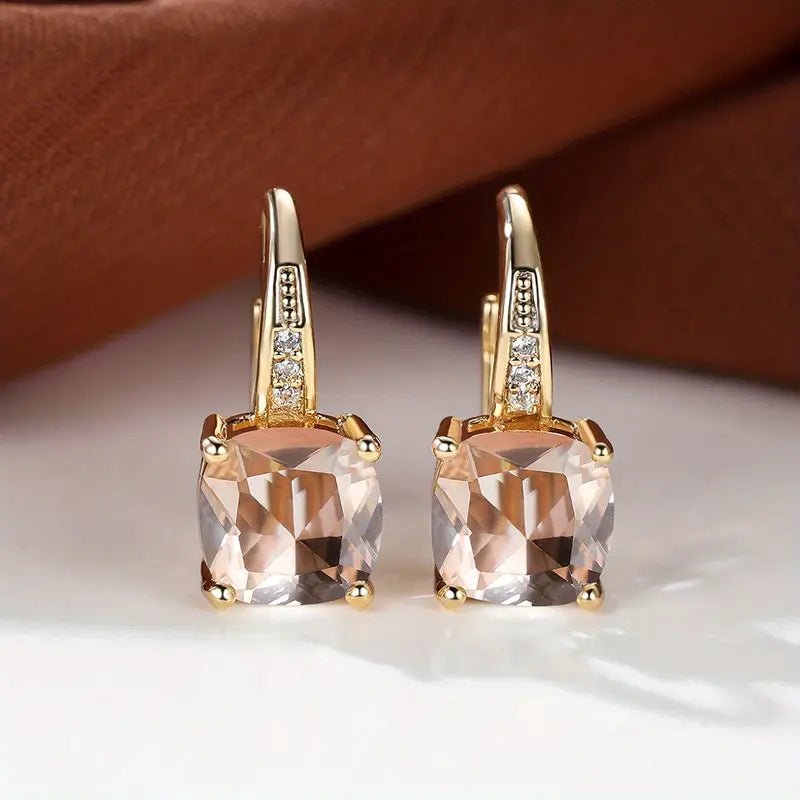 Talindra | Shimmering Drop Earrings in first_variant_option1 | Elegant Women&