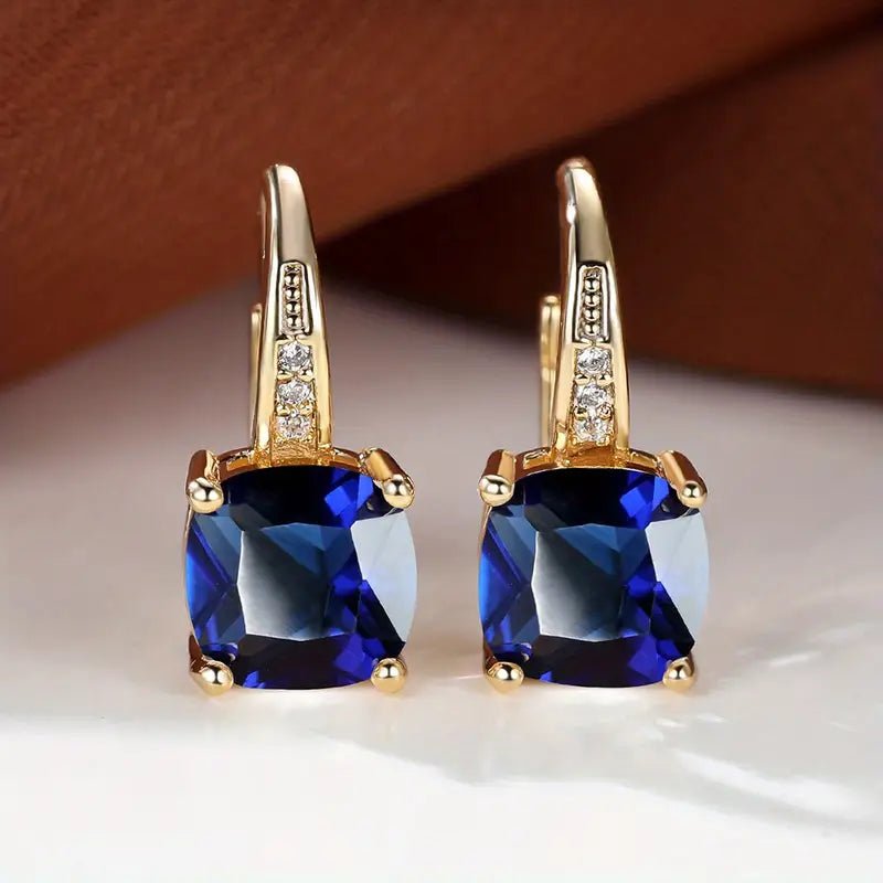 Talindra | Shimmering Drop Earrings in first_variant_option1 | Elegant Women&