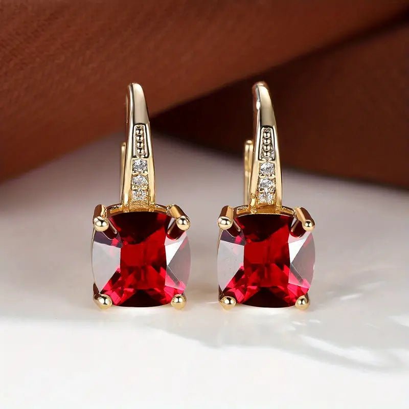 Talindra | Shimmering Drop Earrings in first_variant_option1 | Elegant Women&