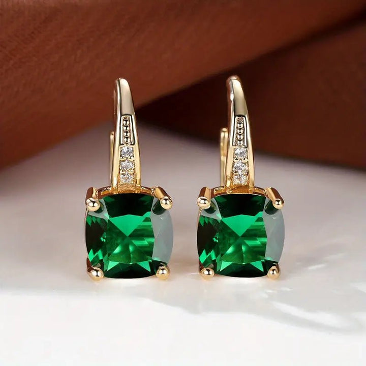 Talindra | Shimmering Drop Earrings in first_variant_option1 | Elegant Women&