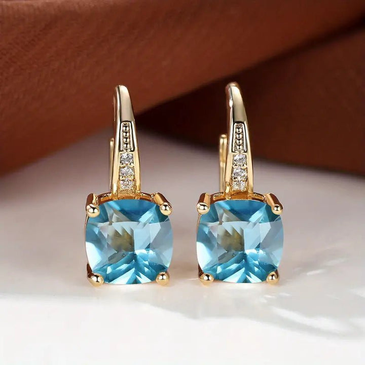 Talindra | Shimmering Drop Earrings in first_variant_option1 | Elegant Women&