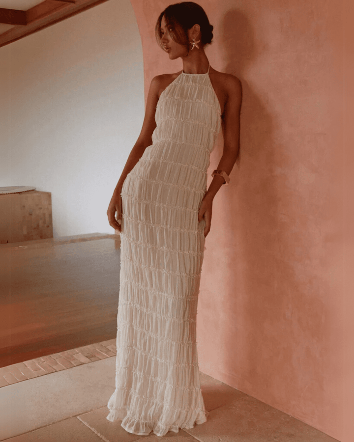 Tansy | Sculpted Texture Gown in first_variant_option1 | Elegant Women&