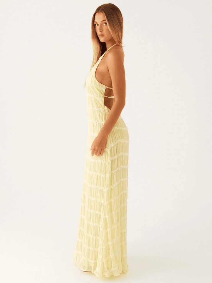 Tansy | Sculpted Texture Gown in first_variant_option1 | Elegant Women&