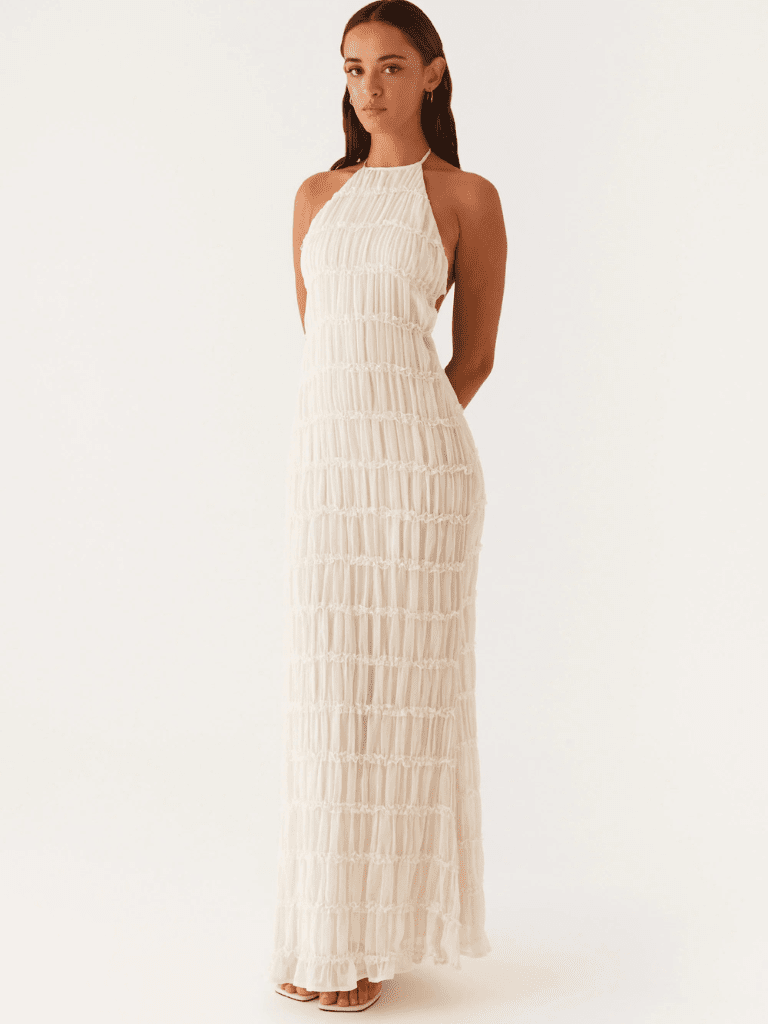 Tansy | Sculpted Texture Gown in first_variant_option1 | Elegant Women&