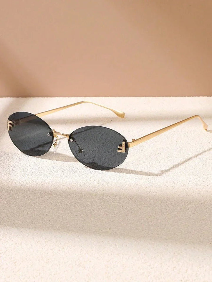 Thalia | Inspired Oval Sunglasses in first_variant_option1 | Elegant Women&