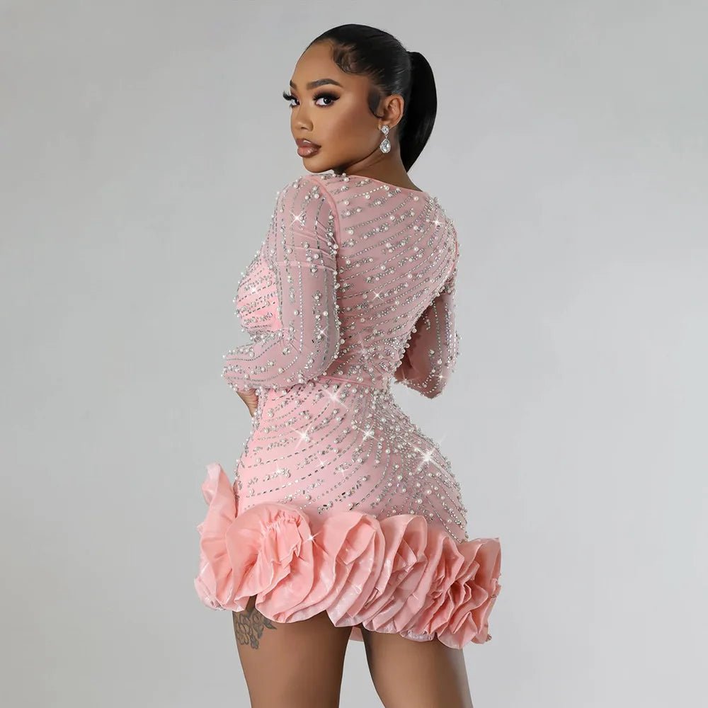 Theodora | Dazzling Mini Dress in first_variant_option1 | Elegant Women&