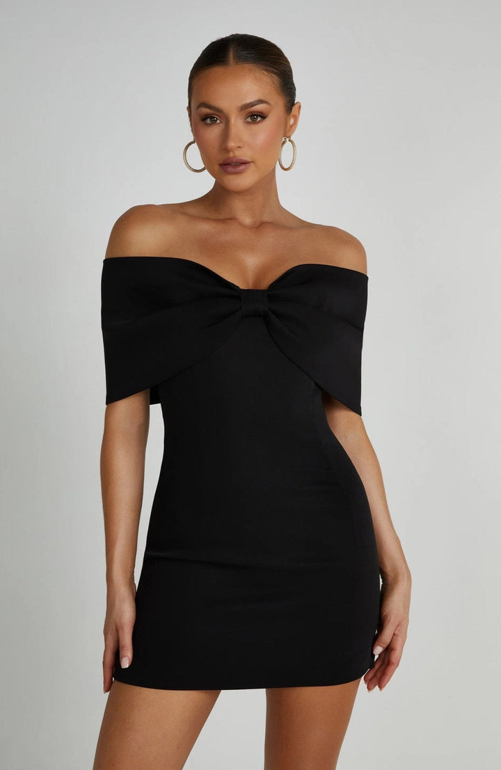 Tiana | Fitted Cocktail Dress in first_variant_option1 | Elegant Women&