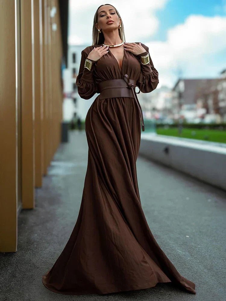Tiffany | Luxurious Flowing Gown in first_variant_option1 | Elegant Women&