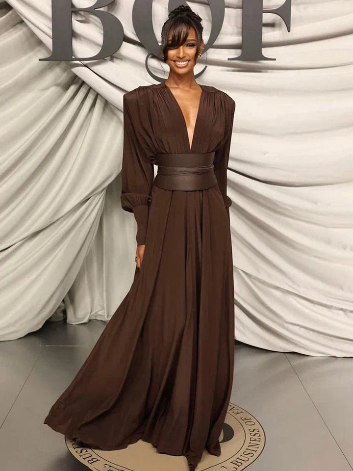 Tiffany | Luxurious Flowing Gown in first_variant_option1 | Elegant Women&