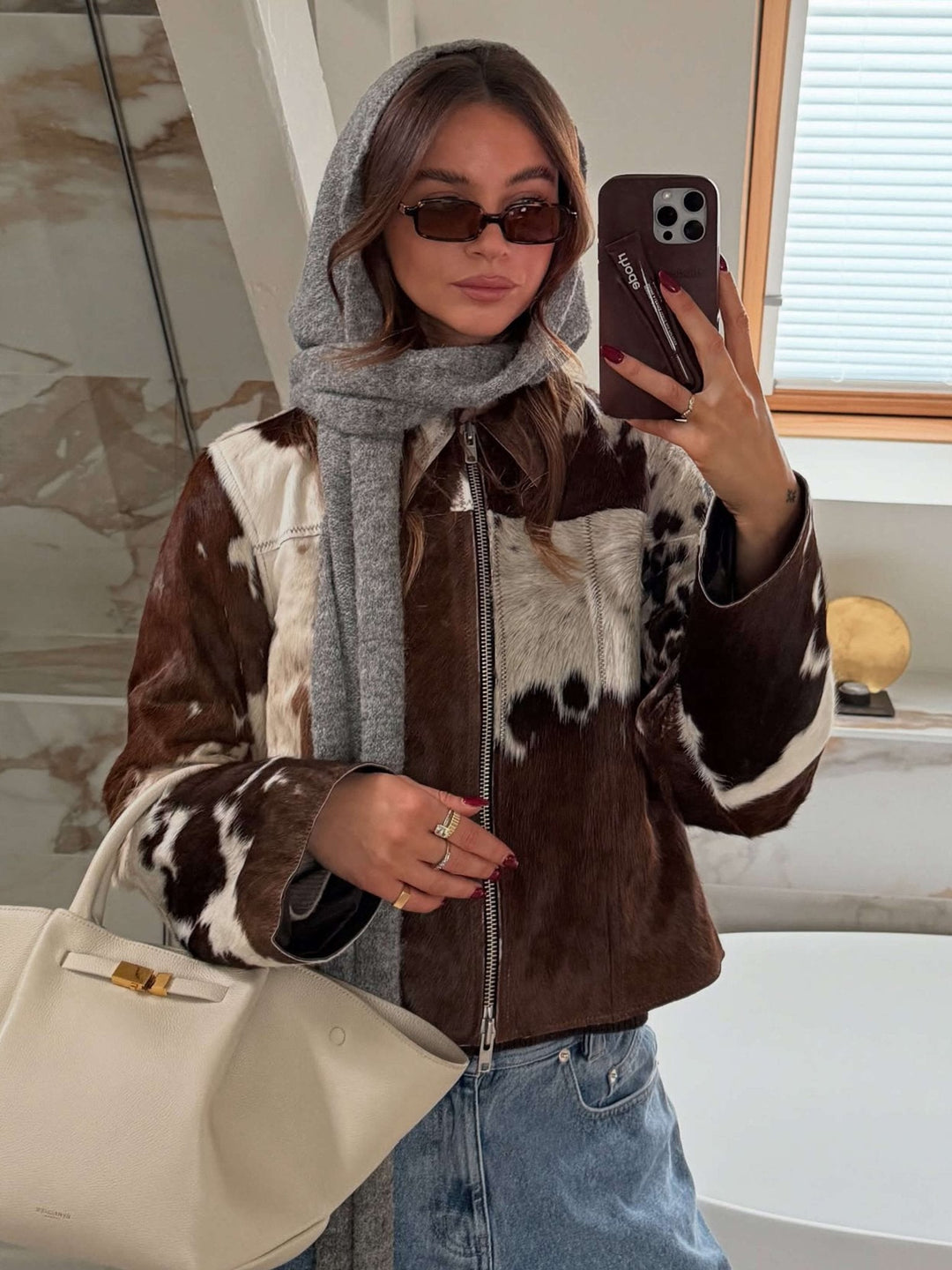 Tillie | Modern Rectangle Sunglasses in first_variant_option1 | Elegant Women&