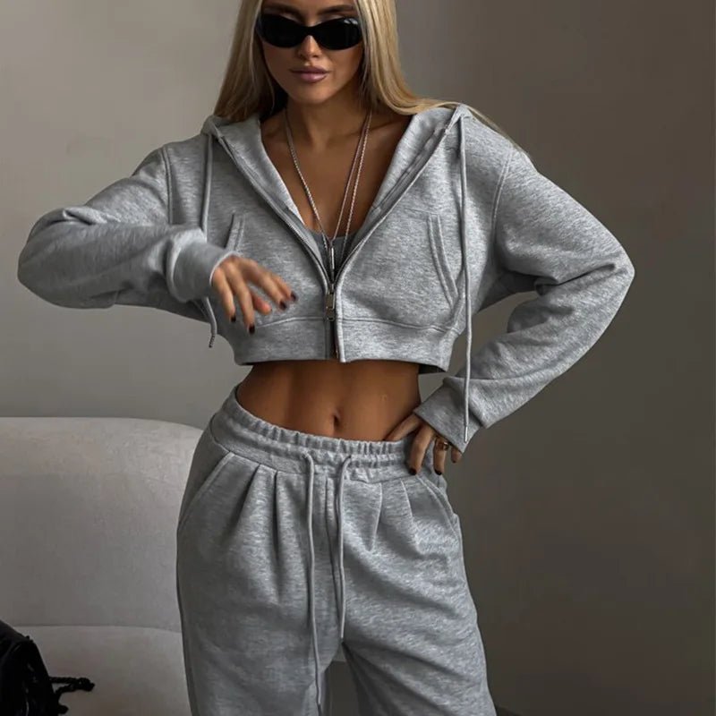 Tori Comfy Lounge Tracksuit – Grey