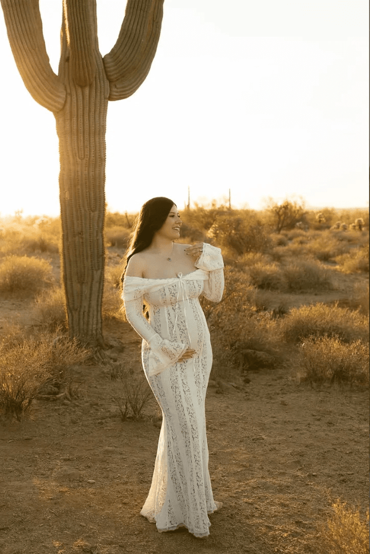Ulrica | Meadowlace Maternity Gown in first_variant_option1 | Elegant Women&