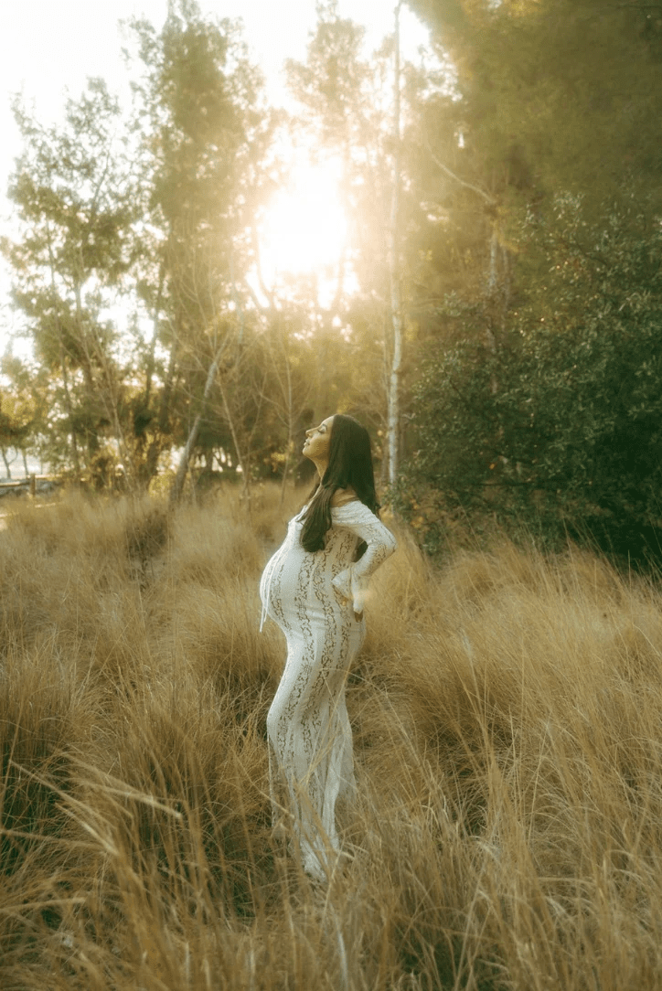 Ulrica | Meadowlace Maternity Gown in first_variant_option1 | Elegant Women&