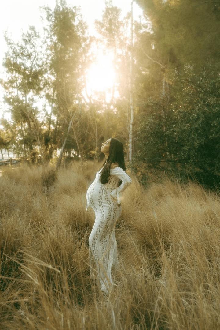 Ulrica | Meadowlace Maternity Gown in first_variant_option1 | Elegant Women&