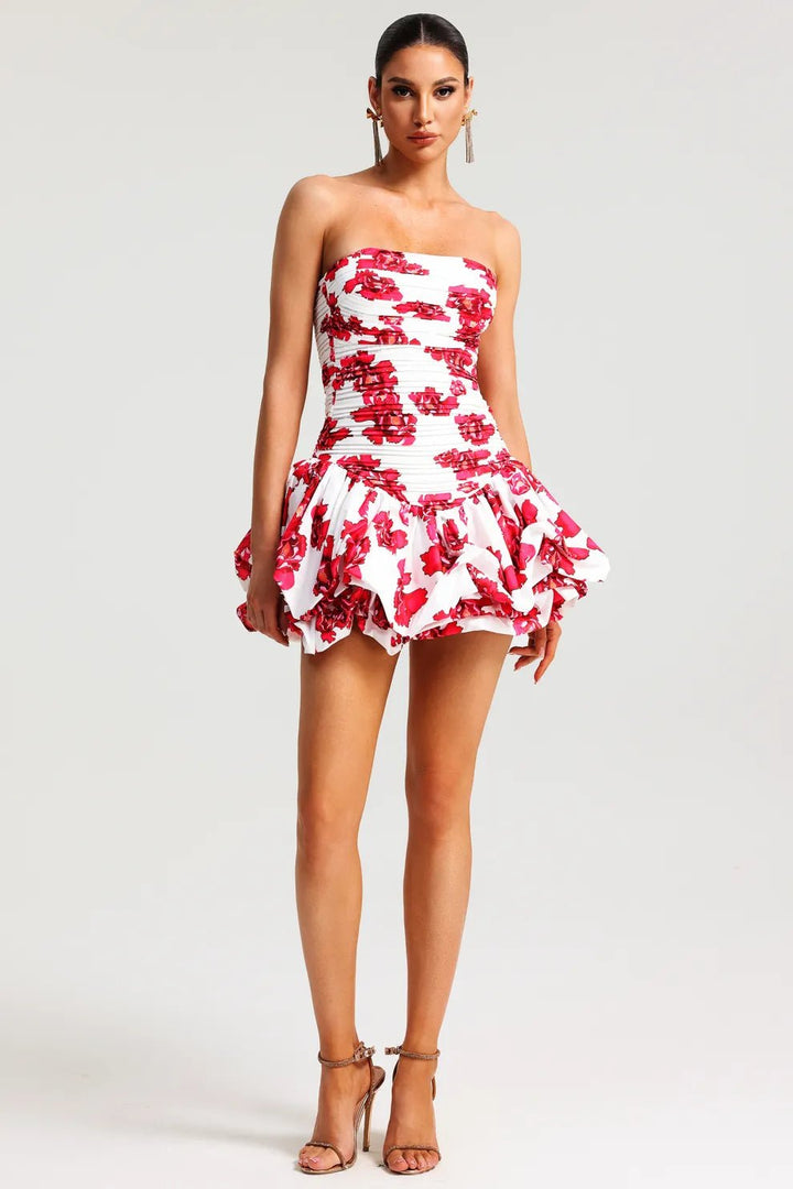 Ursula | Strapless Mini Dress in first_variant_option1 | Elegant Women&