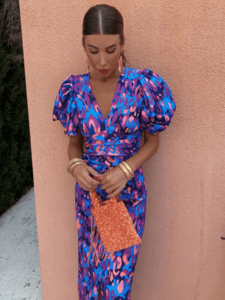 Ursula | Vivid Ruched Midi in first_variant_option1 | Elegant Women&