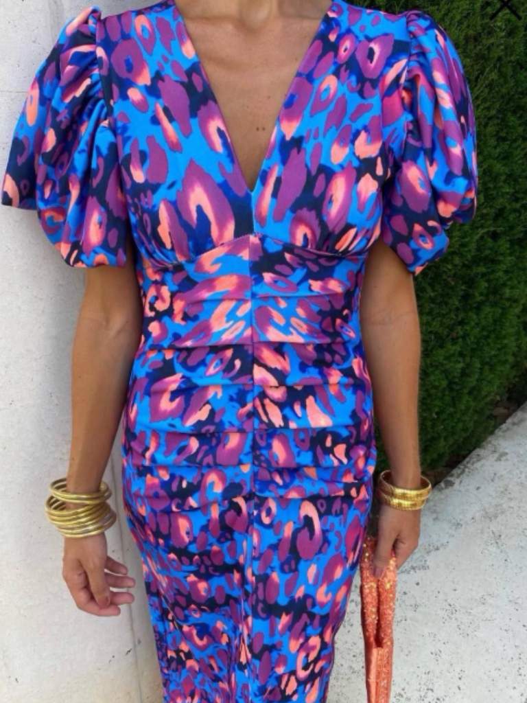 Ursula | Vivid Ruched Midi in first_variant_option1 | Elegant Women&