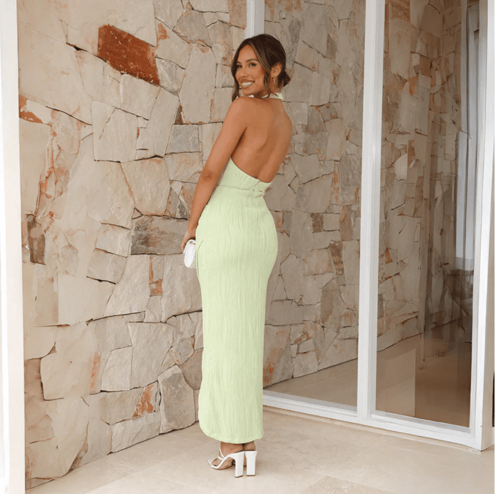 Ursuline | Lime Whisper Dress in first_variant_option1 | Elegant Women&