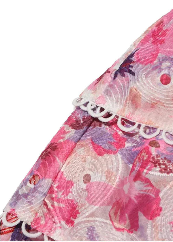 Mandy | Strapless Floral Dress