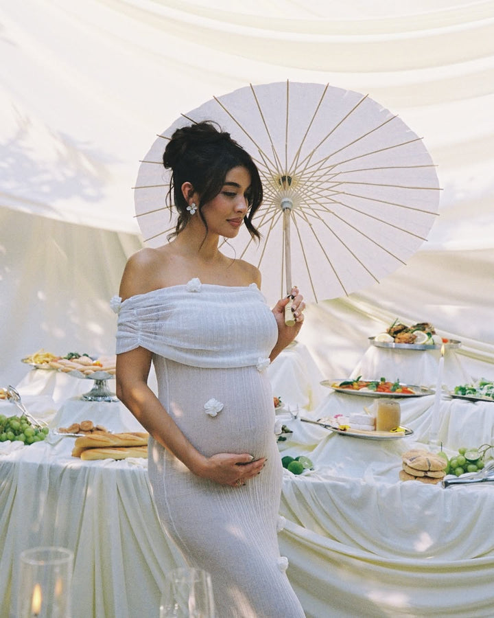 Vionnet | Petalwhisper Maternity Dress in first_variant_option1 | Elegant Women&