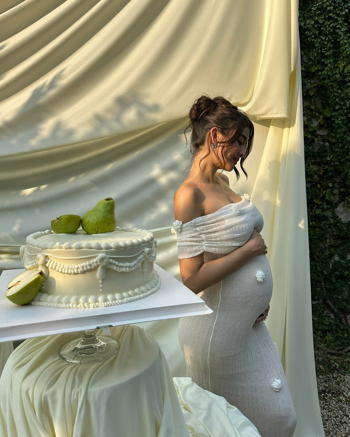 Vionnet | Petalwhisper Maternity Dress in first_variant_option1 | Elegant Women&