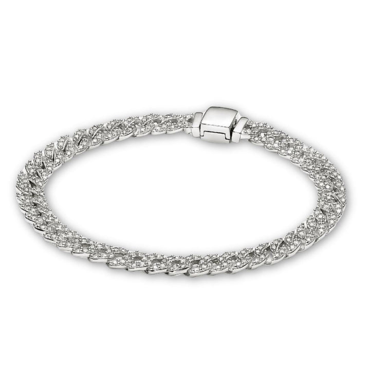 Wendolyn | Pavé Link Statement Bracelet in first_variant_option1 | Elegant Women&