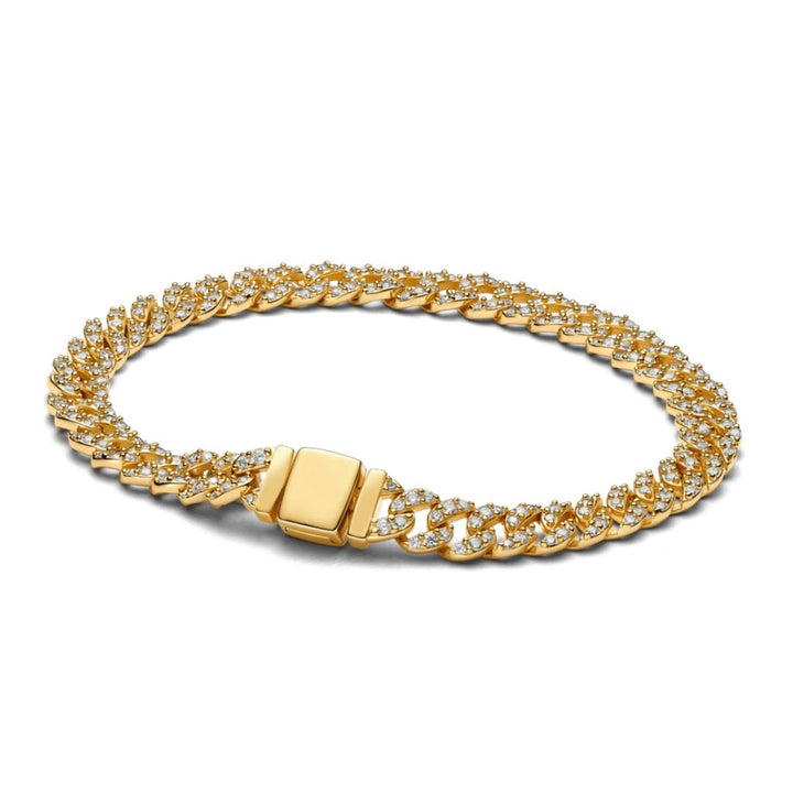 Wendolyn | Pavé Link Statement Bracelet in first_variant_option1 | Elegant Women&