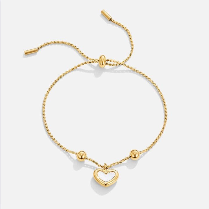 Winola | Heart Charm Bracelet in first_variant_option1 | Elegant Women&