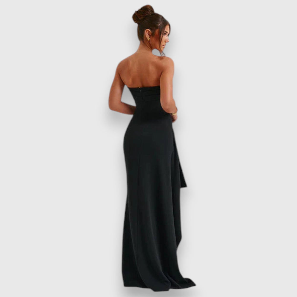 Women's Dress with Split in first_variant_option1 | Elegant Women's Dress - Maeve The Label