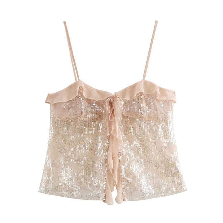 Xenia | Dusk Sequin Top in first_variant_option1 | Elegant Women&