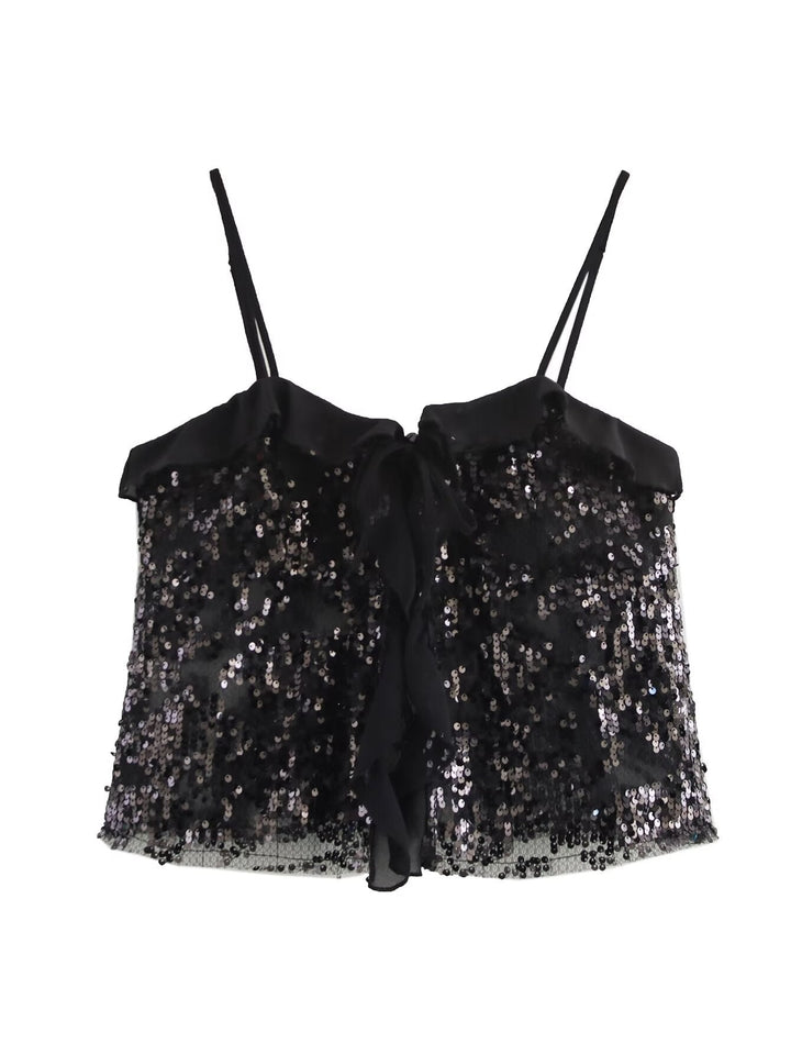 Xenia | Dusk Sequin Top in first_variant_option1 | Elegant Women&